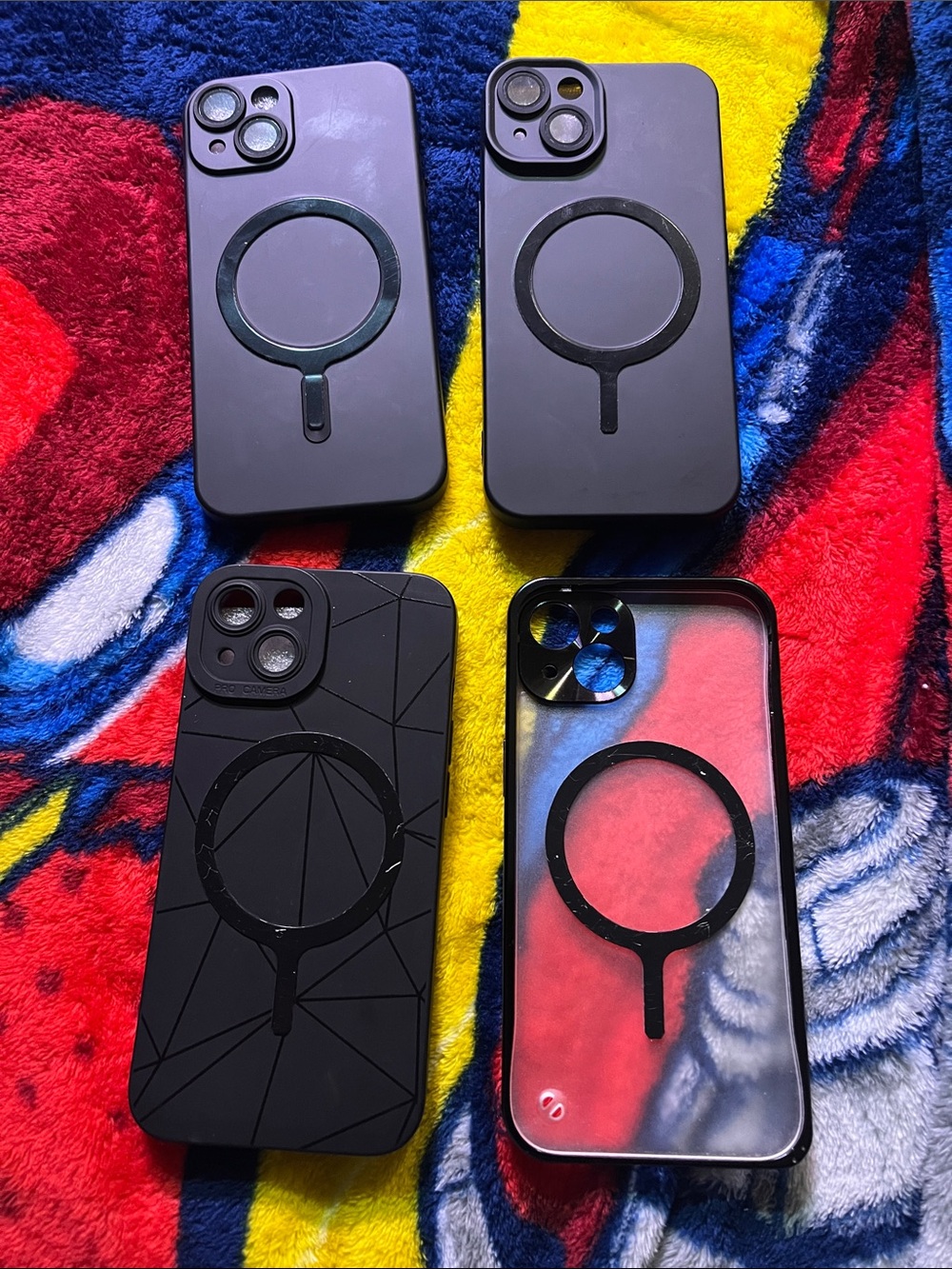 MagSafe-Compatible Phone Case - Black and Purple Options